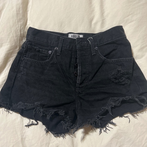 Agolde Parker denim shorts - Picture 1 of 4